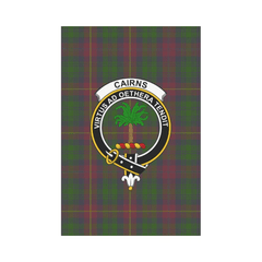 Clan Cairns Tartan Crest Garden Flag GM87 Clan Cairns Tartan Today   