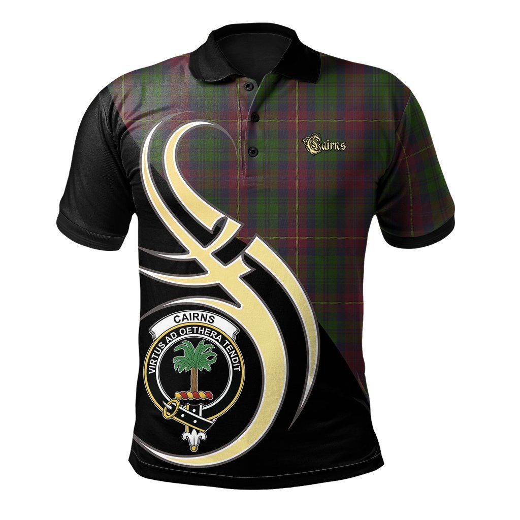 Clan Cairns Tartan Polo Shirt - Believe In Me Style OT83 Cairns Tartan Tartan Polo   