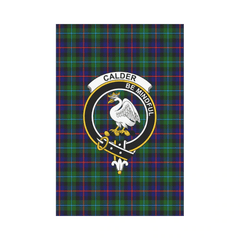 Clan Calder Modern Tartan Crest Garden Flag KI56 Clan Calder Tartan Today   