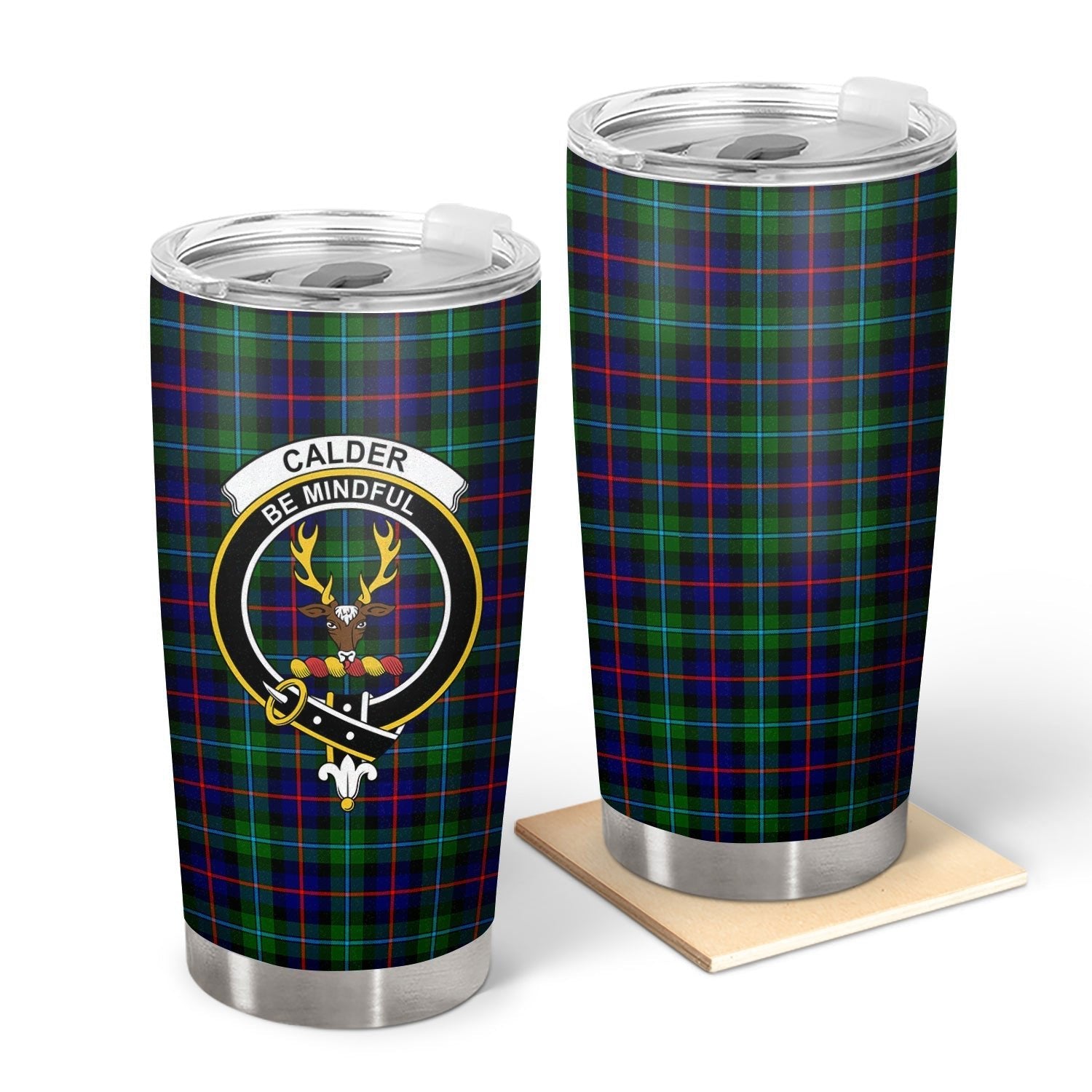 Clan Calder Tartan Crest Tumbler TO35 Clan Calder Tartan Today   