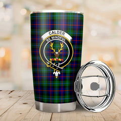 Clan Calder Tartan Crest Tumbler TO35 Clan Calder Tartan Today   