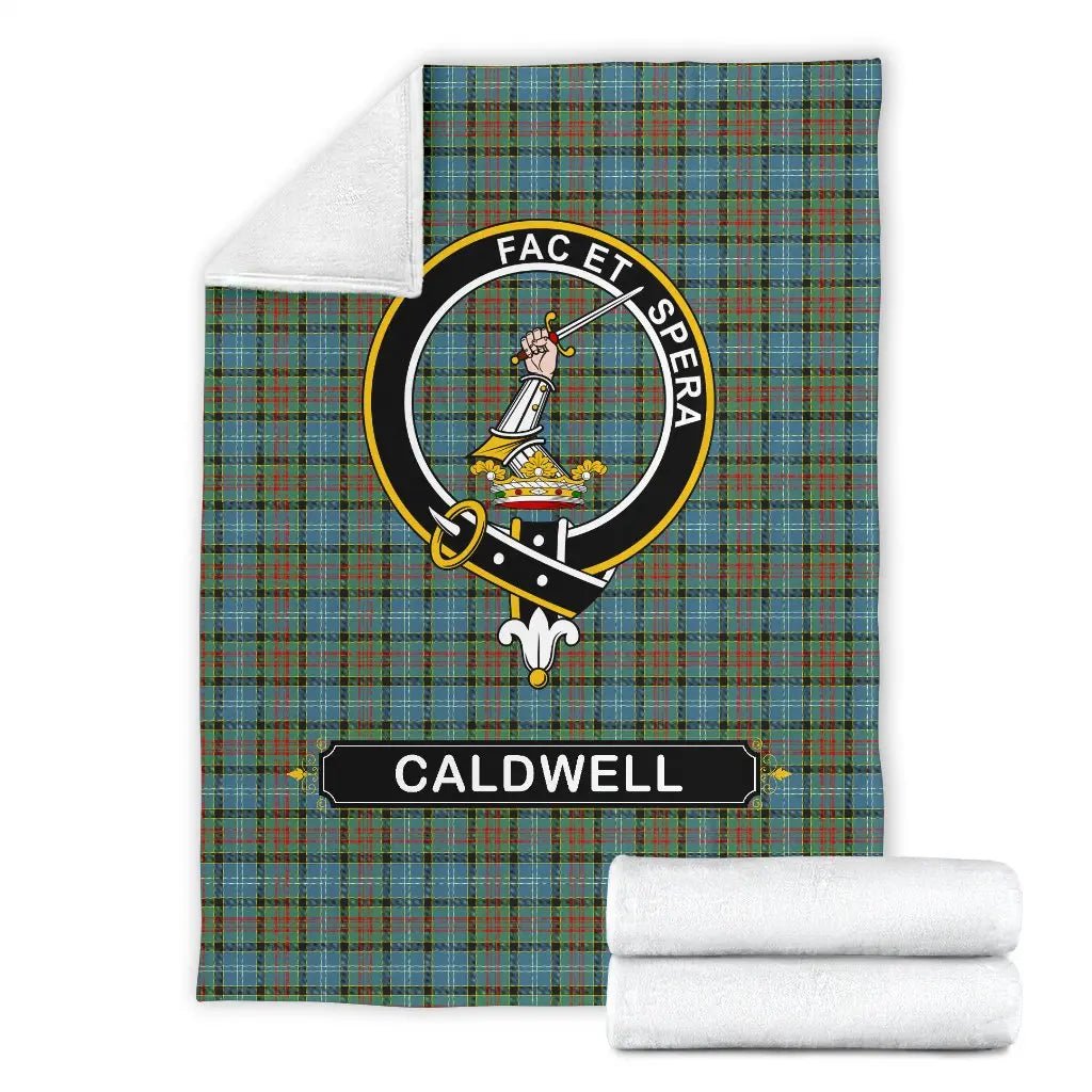 Clan Caldwell Family Tartan Crest BlanketsBA26  Tartan Today   