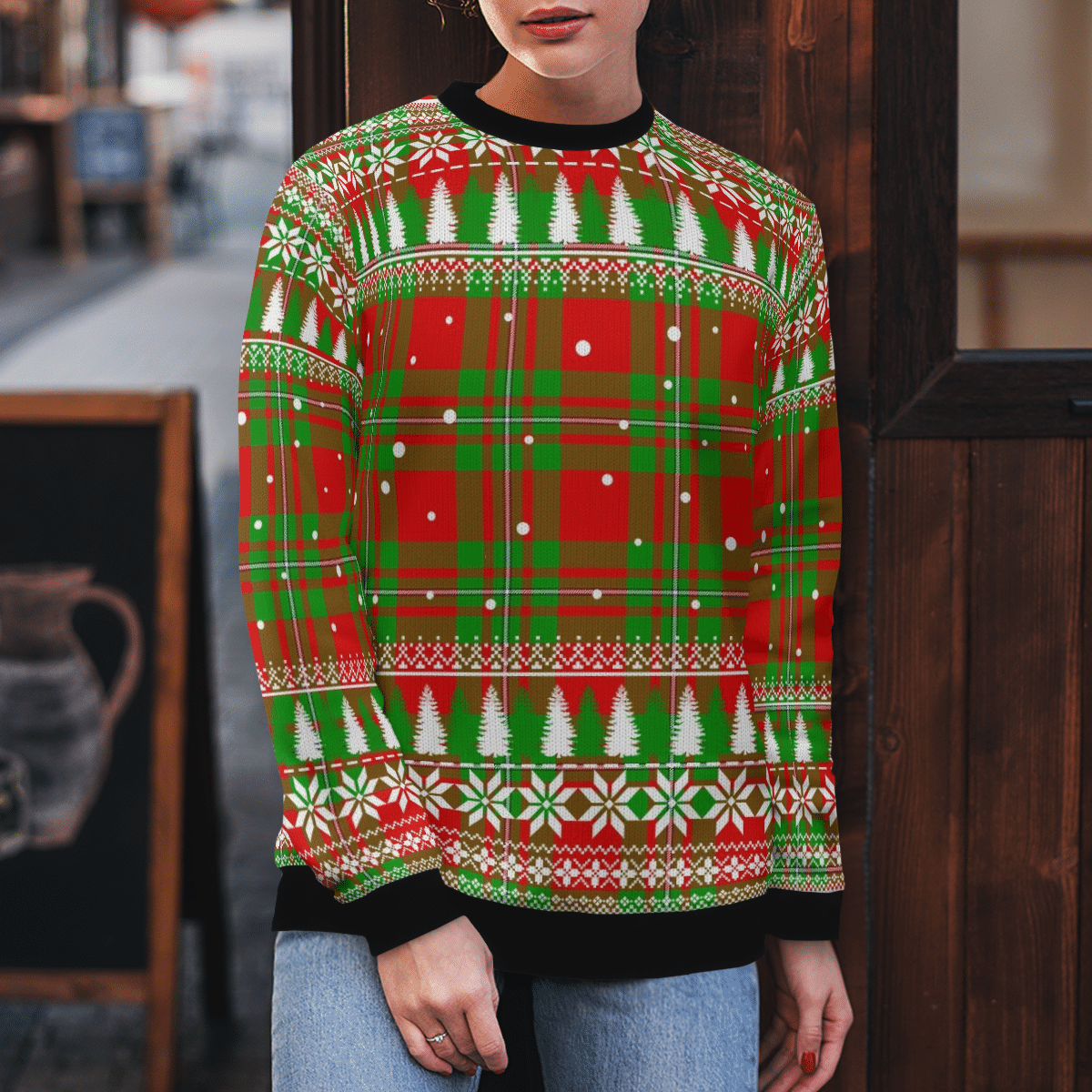 Clan Callander Modern Tartan Christmas Ugly Sweater VW37 Callander Modern Tartan Tartan Ugly Sweater   