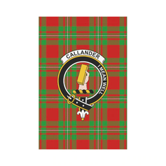 Clan Callander Modern Tartan Crest Garden Flag NS52 Clan Callander Tartan Today   