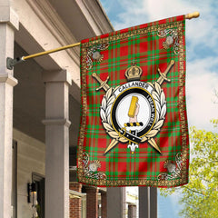 Clan Callander Tartan Crest Garden Flag  - Celtic Thistle  PP74 Clan Callander Tartan Today   