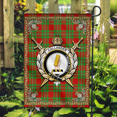 Clan Callander Tartan Crest Garden Flag  - Celtic Thistle  PP74 Clan Callander Tartan Today   