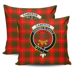 Clan Cameron Modern Tartan Crest Pillow Cover ZJ49 Clan Cameron Tartan Today   