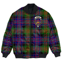 Clan Cameron of Erracht Modern Tartan Crest Bomber Jacket BU83 Cameron of Erracht Modern Tartan Tartan Bomber Jacket   