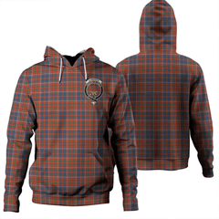 Clan Cameron of Lochiel Ancient Tartan Hoodie Crest HBV7CBWB-1 Cameron of Lochiel Ancient Tartan Hoodies   