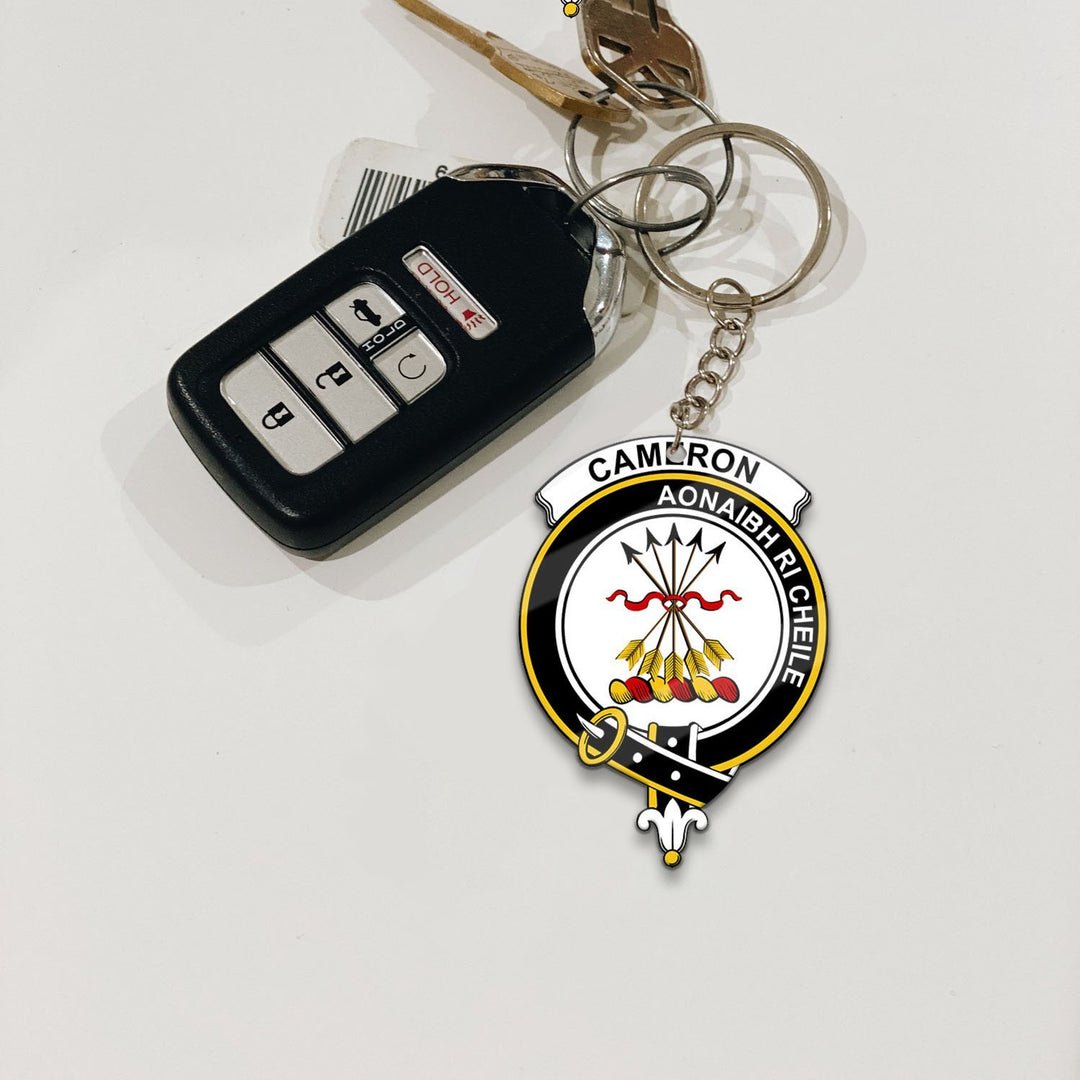 Clan Cameron Tartan Crest Keychain WQ40 Clan Cameron Tartan Today   