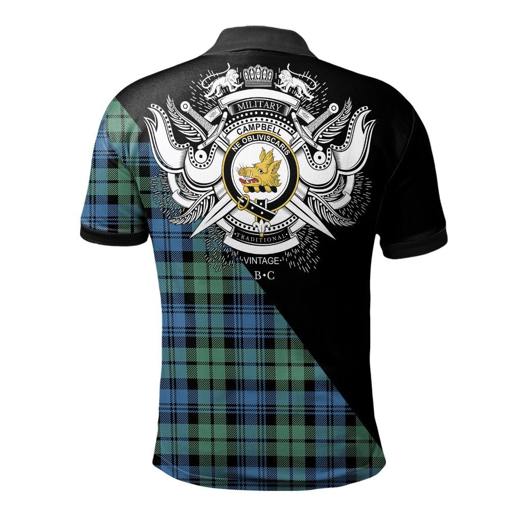 Clan Campbell Ancient 01 Clan - Military Polo Shirt VO28 Campbell Ancient 01 Tartan Tartan Polo   