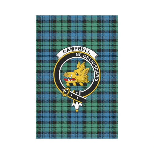 Clan Campbell Ancient 01 Tartan Crest Garden Flag BB21 Clan Campbell Tartan Today   