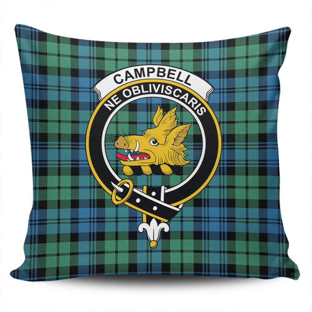 Clan Campbell Ancient 01 Tartan Crest Pillow Cover ED30 Clan Campbell Tartan Today   