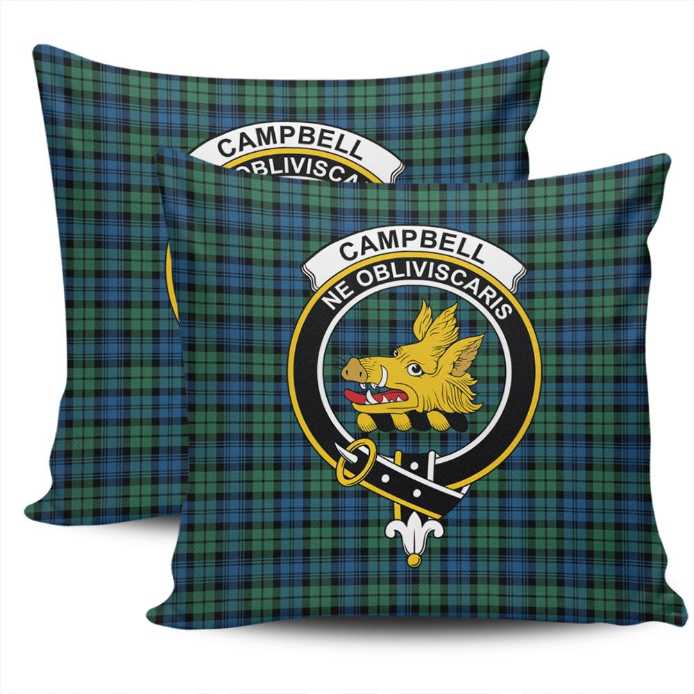 Clan Campbell Ancient 02 Tartan Crest Pillow Cover GM75 Clan Campbell Tartan Today   