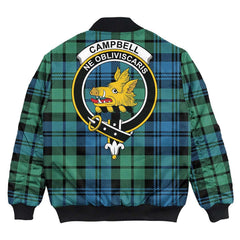 Clan Campbell Ancient Tartan Crest Bomber Jacket EO64 Campbell Ancient Tartan Tartan Bomber Jacket   