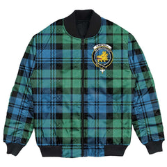 Clan Campbell Ancient Tartan Crest Bomber Jacket EO64 Campbell Ancient Tartan Tartan Bomber Jacket   