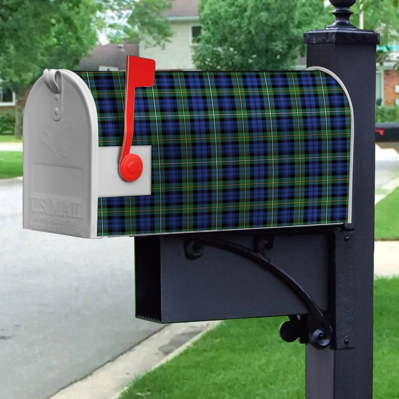 Clan Campbell Argyll Ancient Tartan Crest Mailbox KV69 Clan Campbell Tartan Today   