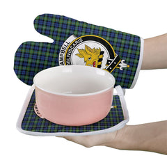 Clan Campbell Argyll Ancient Tartan Crest Oven Mitt And Pot Holder (2 Oven Mitts + 1 Pot Holder) YZ78 Clan Campbell Tartan Today   