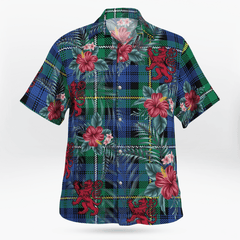 Clan Campbell Argyll Ancient Tartan Scottish Lion Hawaiian Shirt YP26 Campbell Argyll Ancient Tartan Tartan Hawaii Shirt   