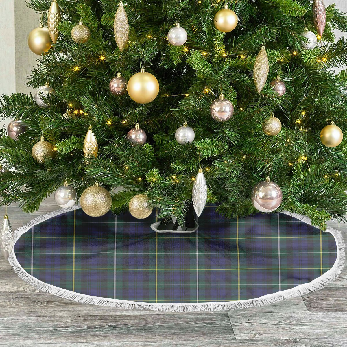 Clan Campbell Argyll Modern Tartan Christmas Tree Skirt VK29 Campbell Argyll Modern Tartan Tartan Christmas   