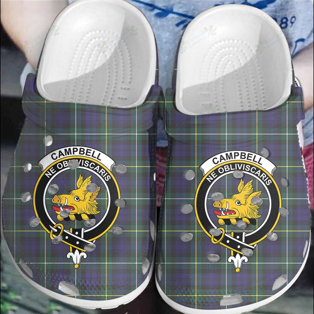 Clan Campbell Argyll Modern Tartan Crest Clogs Classic CX74 Campbell Argyll Modern Tartan Tartan Today   