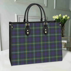 Clan Campbell Argyll Modern Tartan Leather Bag LE58 Clan Campbell Tartan Today   