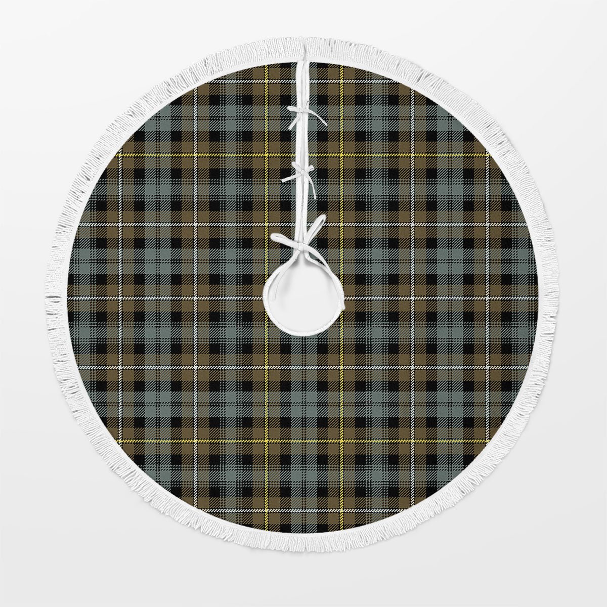 Clan Campbell Argyll Weathered Tartan Christmas Tree Skirt KE71 Campbell Argyll Weathered Tartan Tartan Christmas   