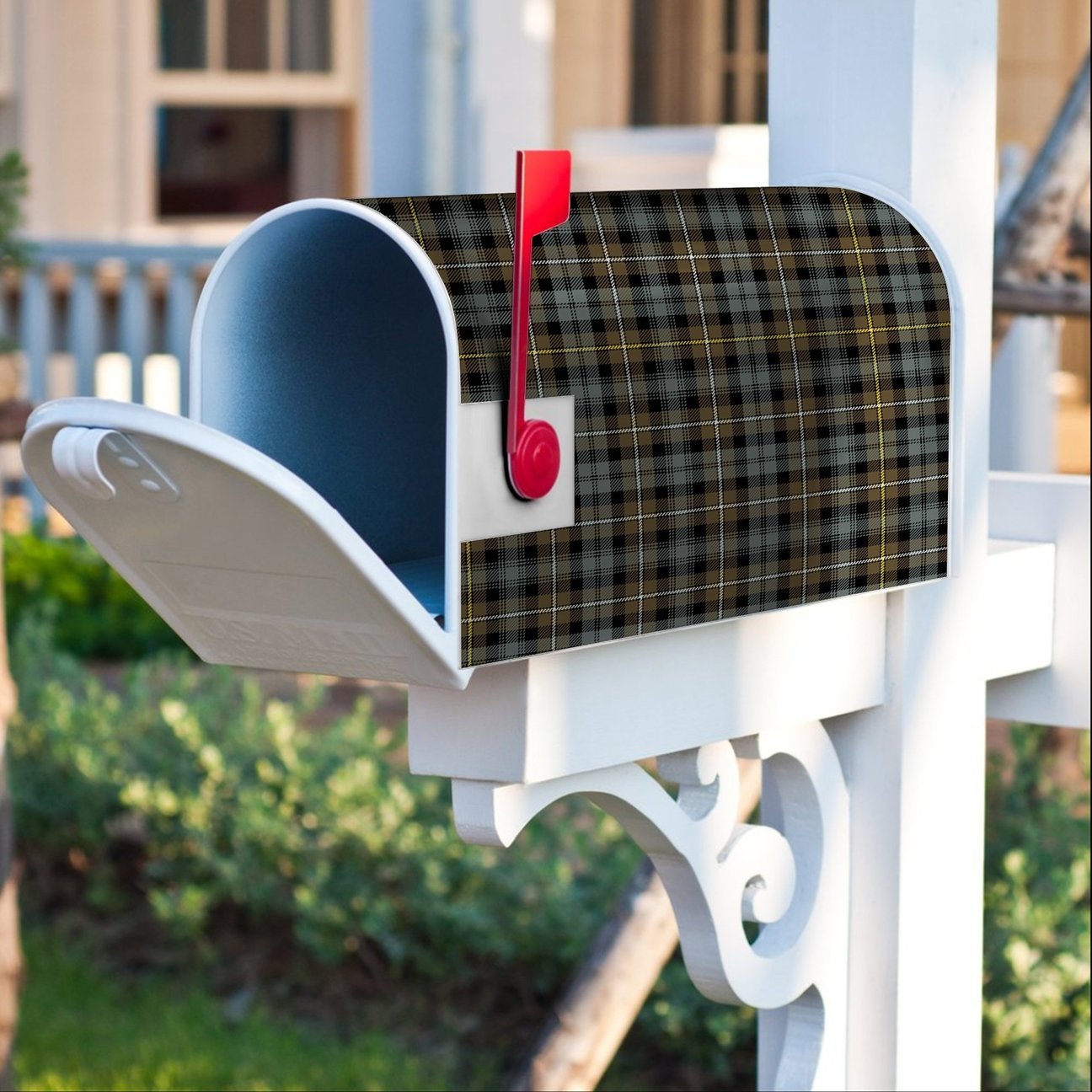 Clan Campbell Argyll Weathered Tartan Crest Mailbox YG99 Clan Campbell Tartan Today   