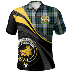 Clan Campbell Dress 02 Tartan Polo Shirt - Royal Coat Of Arms Style LY14 Campbell Dress 02 Tartan Tartan Polo   