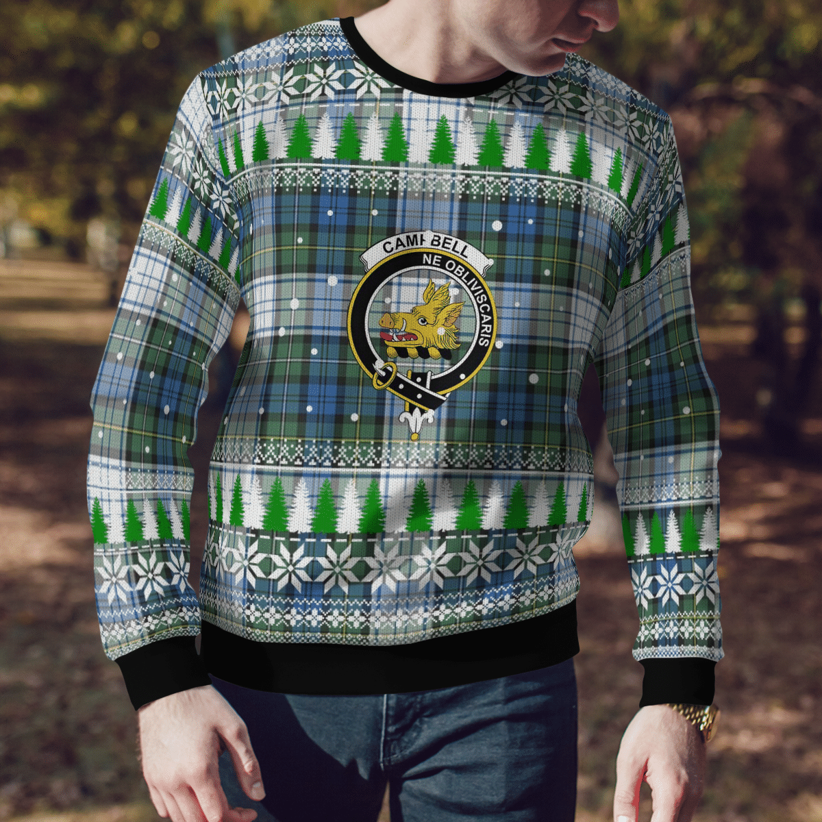 Clan Campbell Dress Ancient Crest Tartan Christmas Ugly Sweater OC62 Campbell Dress Ancient Crest Tartan Tartan Ugly Sweater   