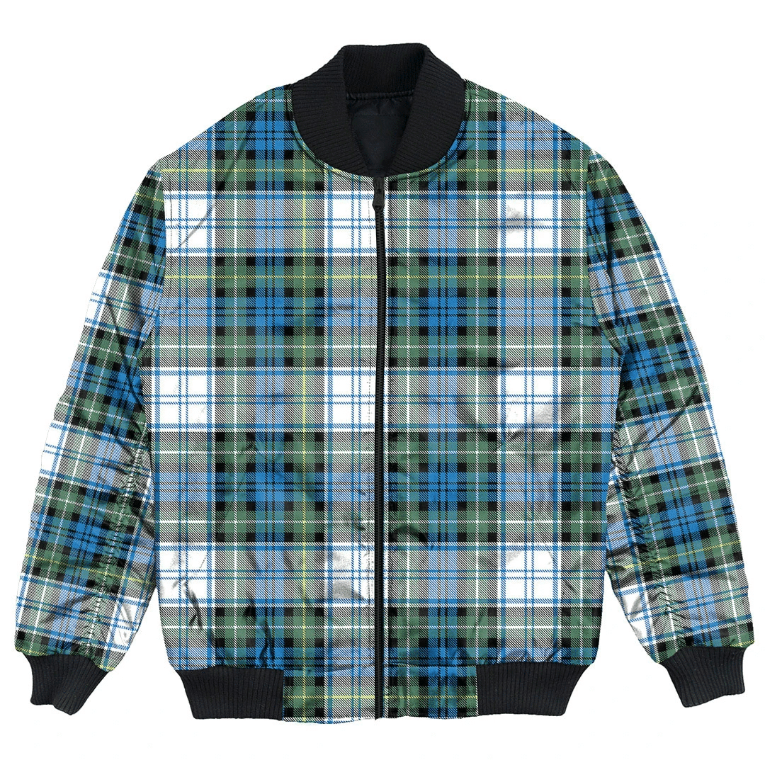 Clan Campbell Dress Ancient Tartan Bomber Jacket MO38 Campbell Dress Ancient Tartan Tartan Bomber Jacket   