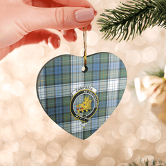 Clan Campbell Dress Ancient Tartan Crest Heart Ceramic Ornament UC93 Campbell Dress Ancient Tartan Tartan Christmas   