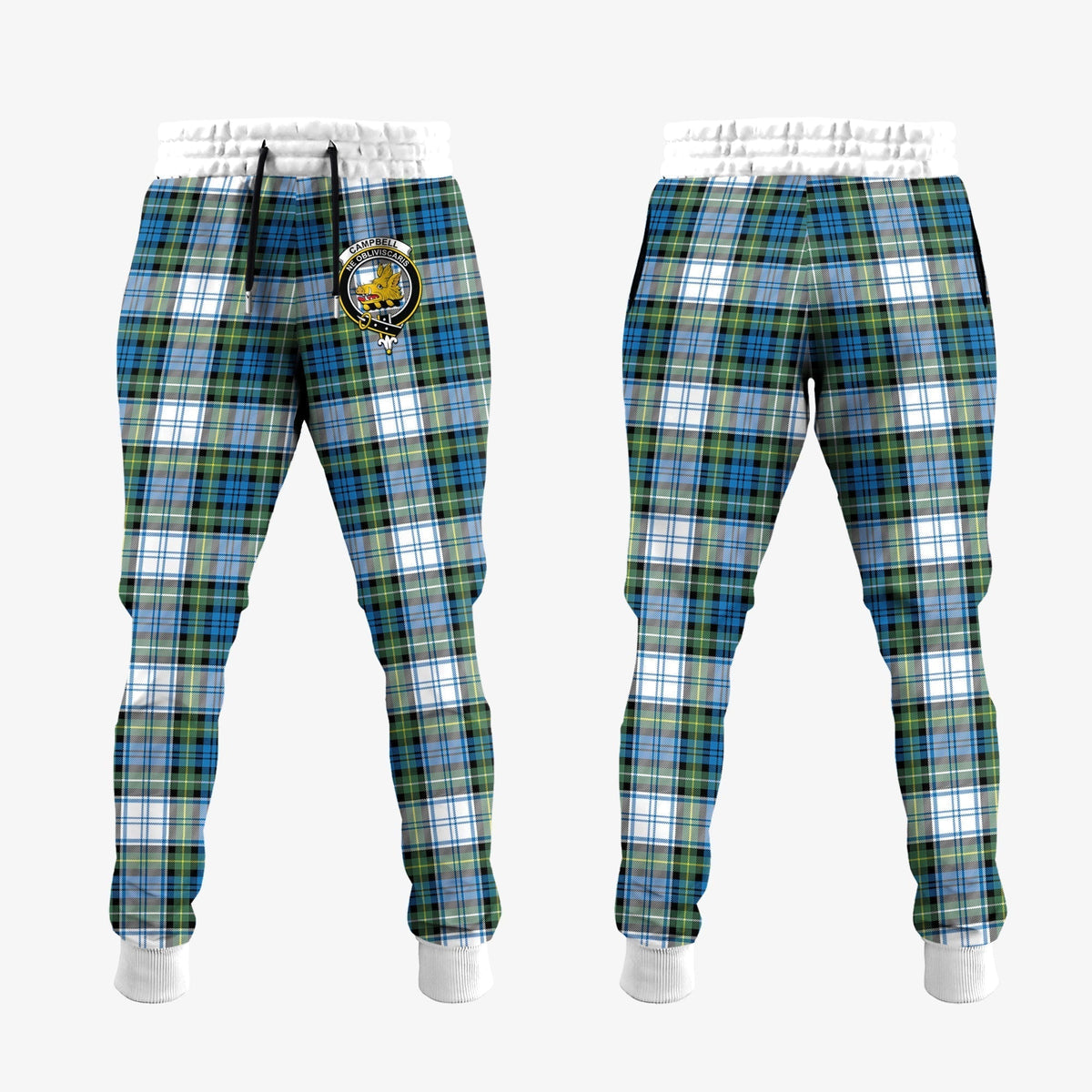 Clan Campbell Dress Ancient Tartan Crest Jogger Sweatpants ON46 Clan Campbell Tartan Today   