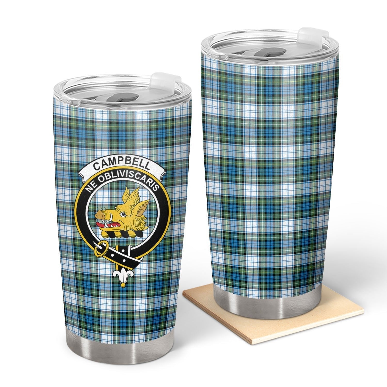 Clan Campbell Dress Ancient Tartan Crest Tumbler DV66 Clan Campbell Tartan Today   