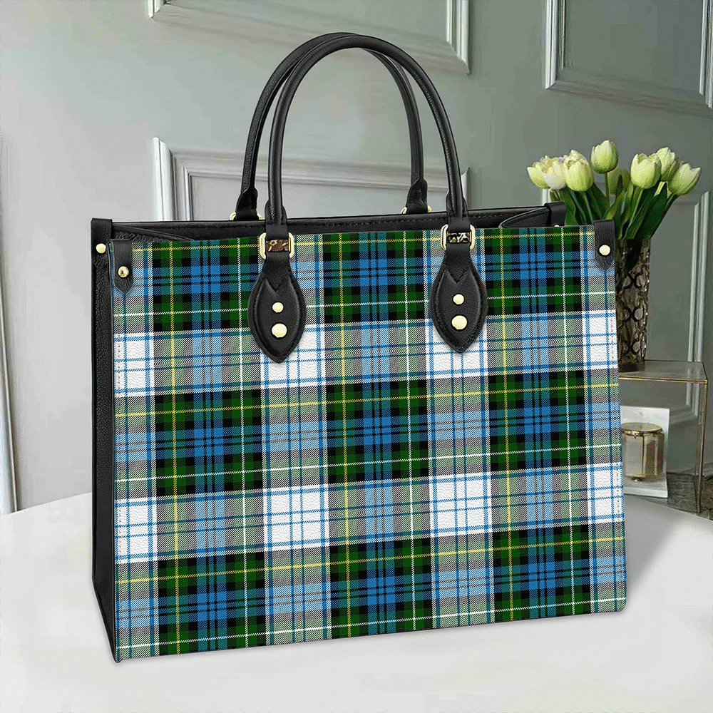 Clan Campbell Dress Ancient Tartan Leather Bag SO51 Clan Campbell Tartan Today   