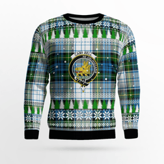 Clan Campbell Dress Crest Tartan Christmas Ugly Sweater IV45 Campbell Dress Crest Tartan Tartan Ugly Sweater   