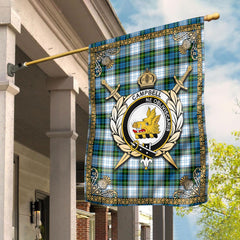 Clan Campbell Dress Tartan Crest Garden Flag  - Celtic Thistle  XZ38 Clan Campbell Tartan Today   