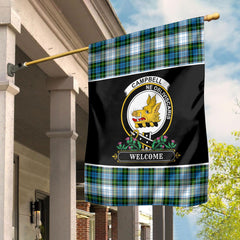 Clan Campbell Dress Tartan Crest Garden Flag  - Welcome  AX40 Clan Campbell Tartan Today   