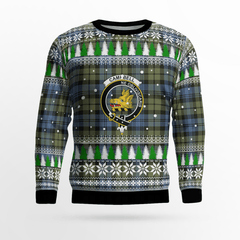 Clan Campbell Faded Crest Tartan Christmas Ugly Sweater AG20 Campbell Faded Crest Tartan Tartan Ugly Sweater   