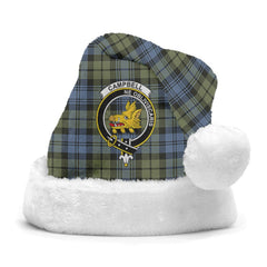 Clan Campbell Faded Tartan Crest Christmas Santa Hat IM61 Campbell Faded Tartan Tartan Santa Hat   