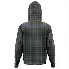 Clan Campbell Faded Tartan Hoodie Crest C6RISUHZ-1 Campbell Faded Tartan Hoodies   