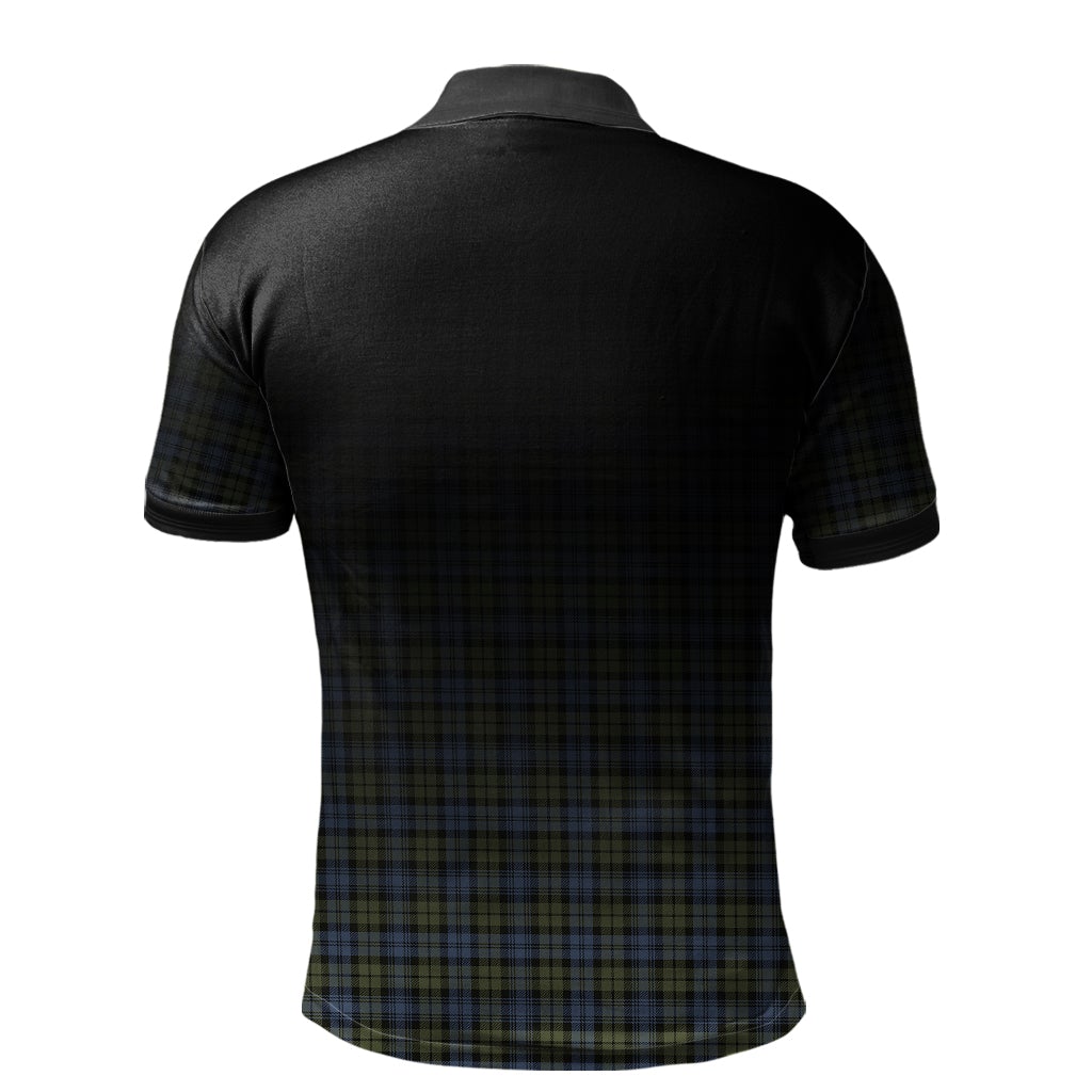 Clan Campbell Faded Tartan Polo Shirt - Alba Celtic Style IY95 Campbell Faded Tartan Tartan Polo   