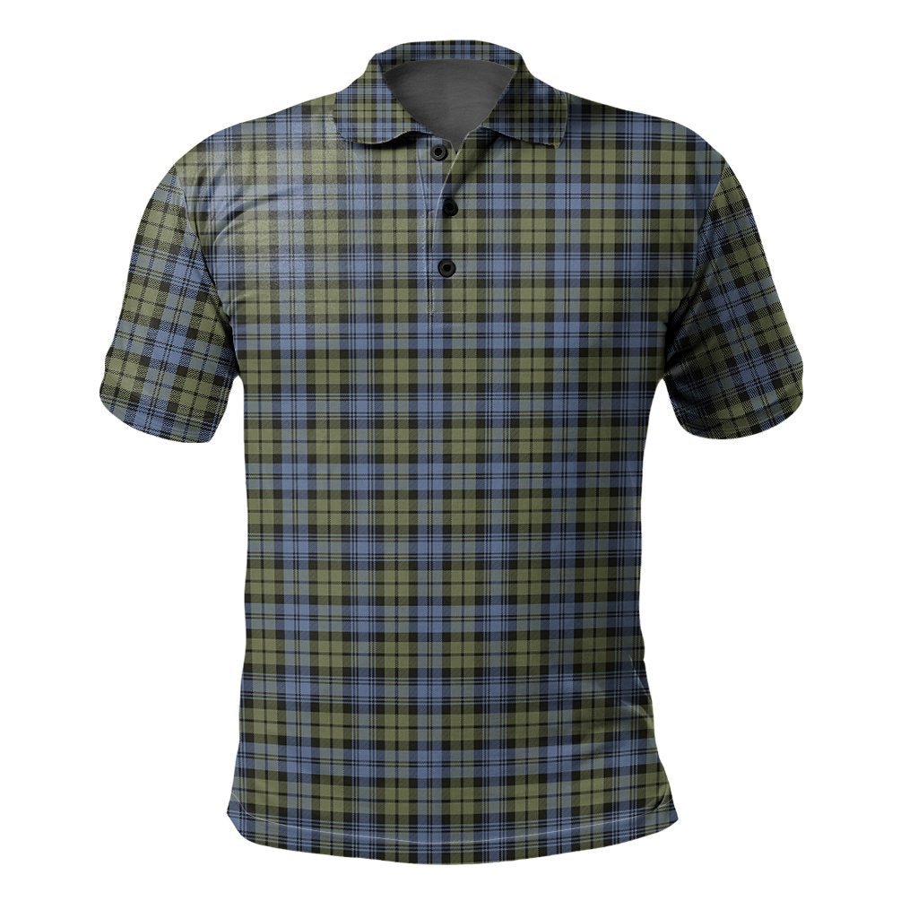 Clan Campbell Faded Tartan Polo Shirt MR65 Campbell Faded Tartan Tartan Polo   