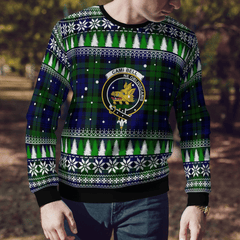 Clan Campbell Modern Crest Tartan Christmas Ugly Sweater IG26 Campbell Modern Crest Tartan Tartan Ugly Sweater   