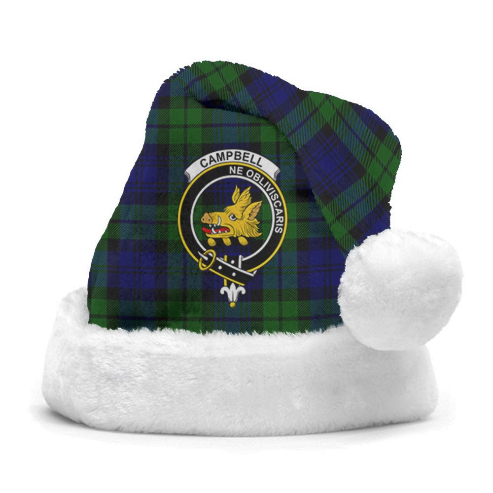 Clan Campbell Modern Tartan Crest Christmas Santa Hat XB13 Campbell Modern Tartan Tartan Santa Hat   