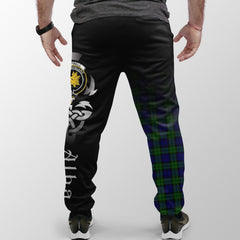 Clan Campbell Modern Tartan Crest Jogger Sweatpants  Alba Celtic Style RR23 Clan Campbell Tartan Today   