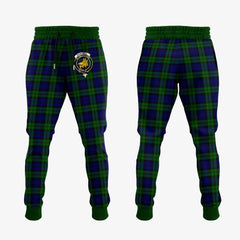 Clan Campbell Modern Tartan Crest Jogger Sweatpants CI39 Clan Campbell Tartan Today   