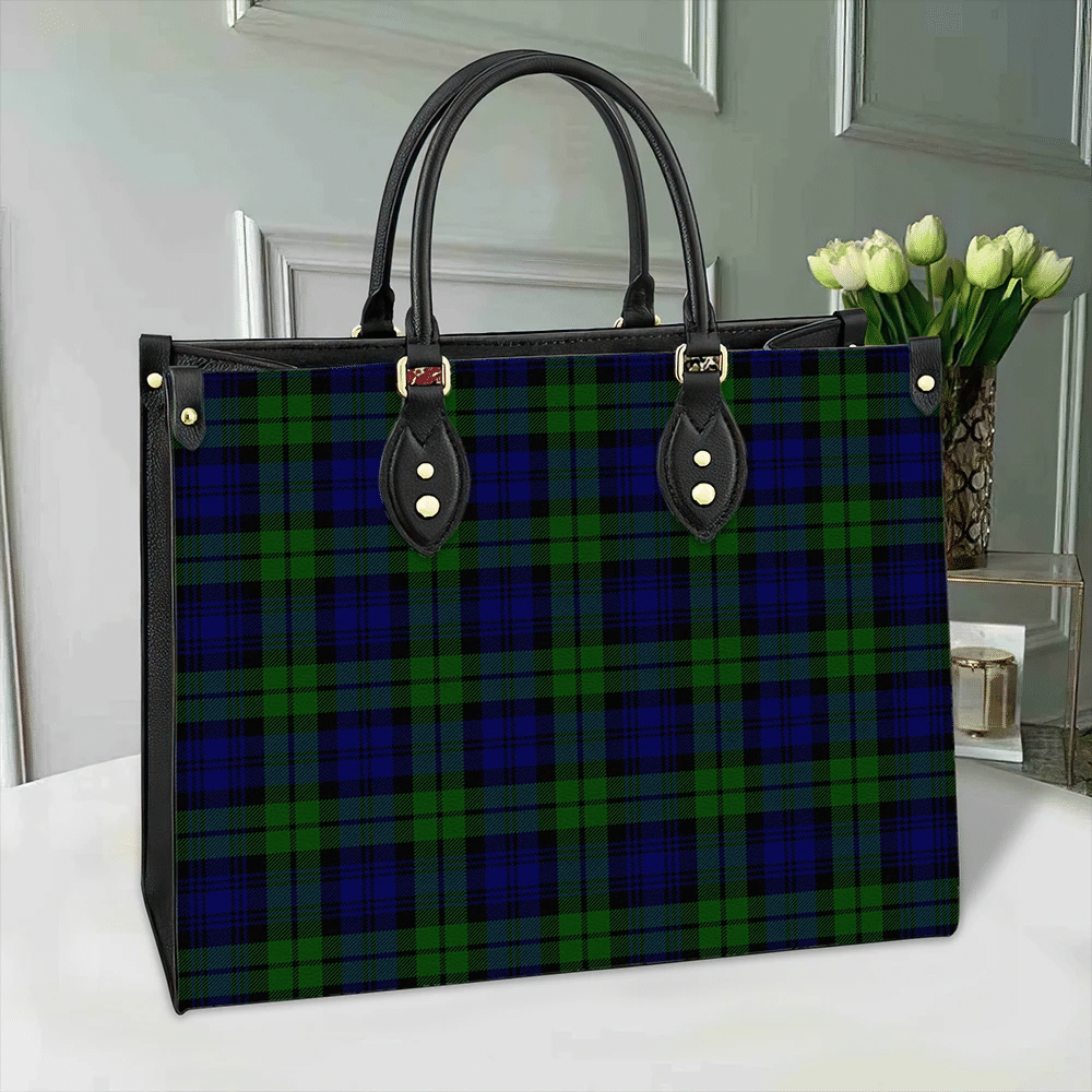 Clan Campbell Modern Tartan Leather Bag RD21 Clan Campbell Tartan Today   