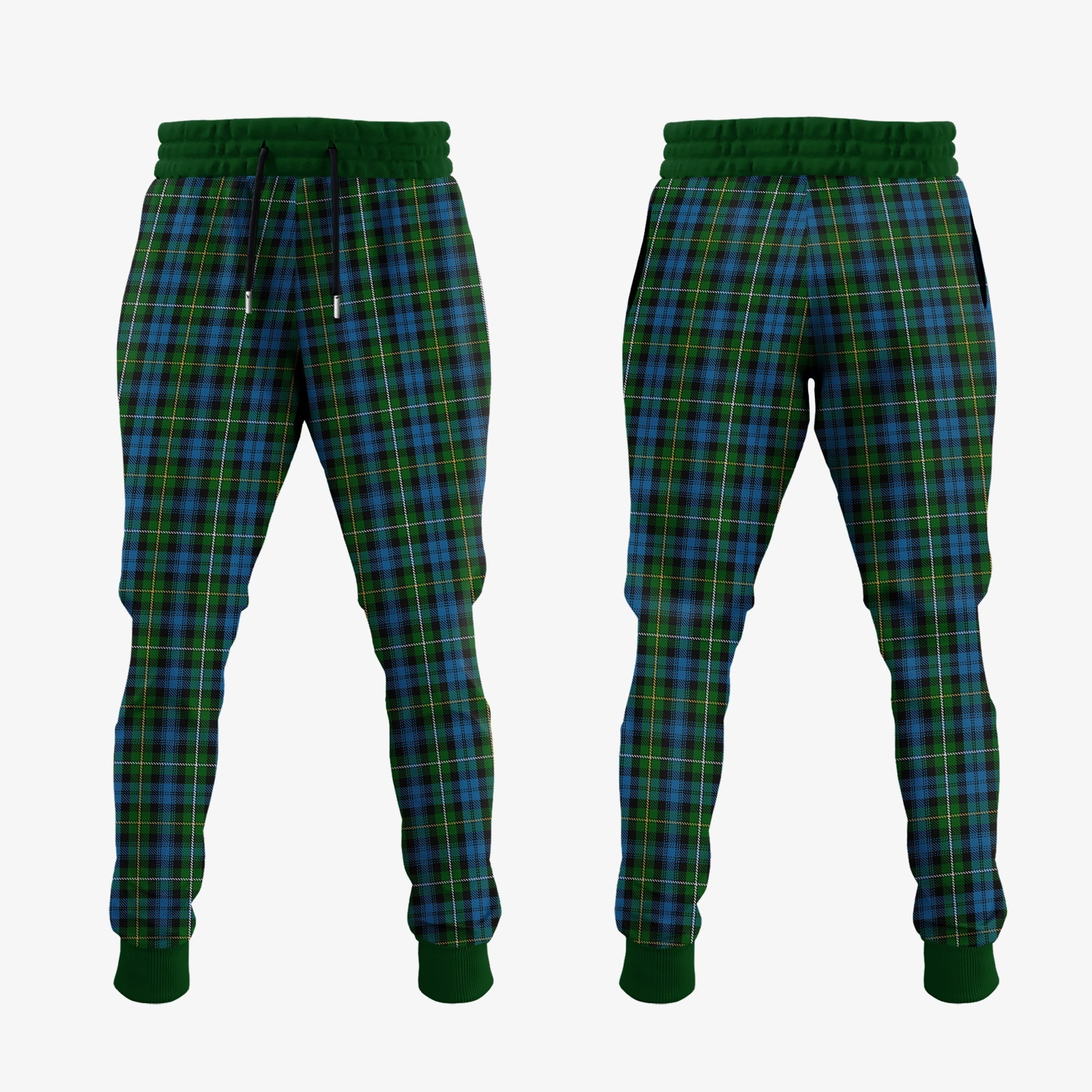 Clan Campbell Of Argyll 02 Tartan Crest Jogger Sweatpants VS31 Clan Campbell Tartan Today   