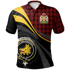 Clan Campbell of Armaddie Tartan Polo Shirt - Royal Coat Of Arms Style MC30 Campbell of Armaddie Tartan Tartan Polo   